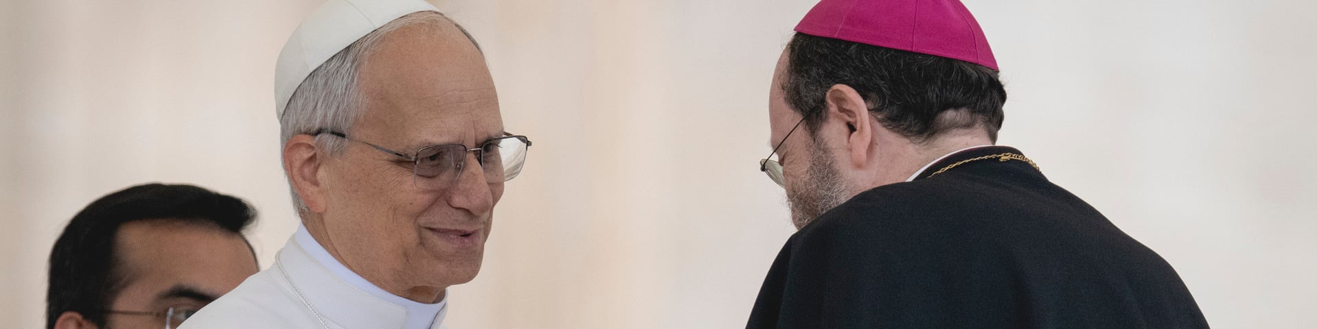 Bishop Paolo Martinelli with the Holy Father